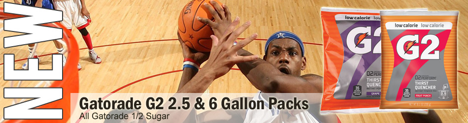 Gatorade G2 2.5 & 6 Gallon Packs powder