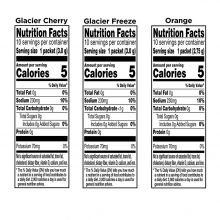 Gatorade Zero Powder Nutrition Facts