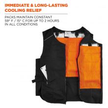 Lightweight Cooling Vest with Rechargeable Ice Packs 1