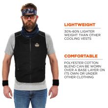 Lightweight Cooling Vest with Rechargeable Ice Packs 4