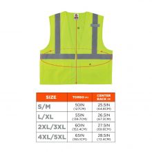 8220Z Mesh Hi-Vis Safety Vest - Type R Class 2 - Zipper 3