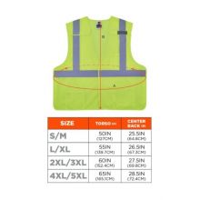 8217BA Breakaway Mesh Hi-Vis Safety Vest - Type R Class 2 4