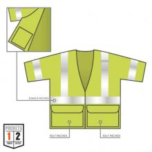 Hi-Vis Safety Vest - Type R Class 3, 2