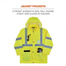 GloWear 8376K Lightweight Hi-Vis Rain Suit 1