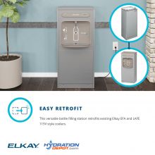 Elkay ezH2O Floor Standing Bottle Filling Station 4