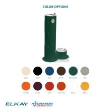 Elkay Outdoor Pedestal Fountain with Pet Station 1