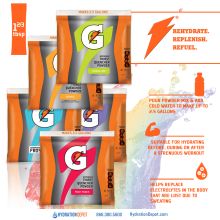 Gatorade 2.5 Gallon Bulk Powder Drink Mix - 21oz - 3