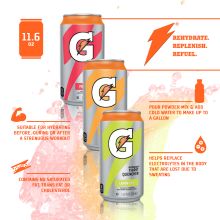 Gatorade Cans Infographics