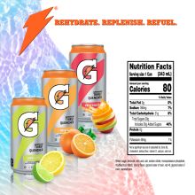 Gatorade Cans Nutritional Facts