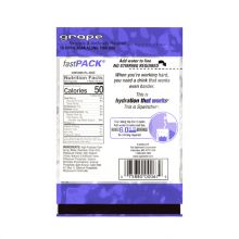 Sqwincher Fast Pack Liquid Concentrate - Grape (Label)