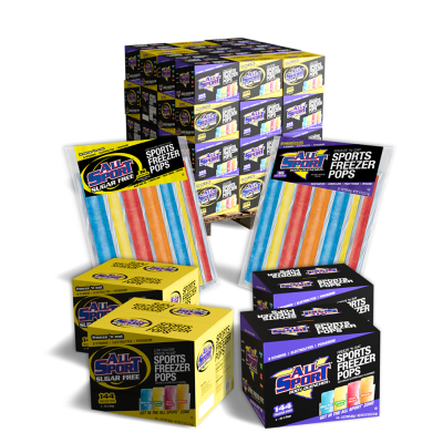 All Sport Regular and Sugar Free Freezer Pops - 1 Pallet Bundle