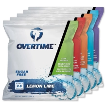 4 Case Pack Overtime Zero Electrolyte Drink 2.5 Gallon Powder Pouch