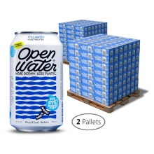 360 Cases Open Water Purified Electrolyte Water 12oz Aluminum Cans