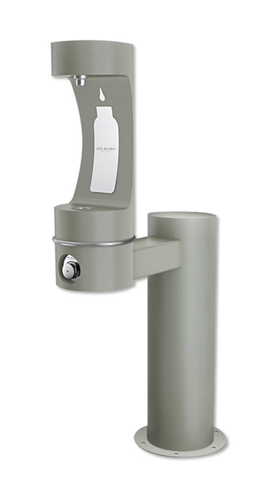 Elkay Outdoor ezH2O Bottle Filling Station Single Pedestal